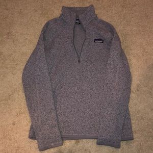 Patagonia light purple quarter zip 🦋